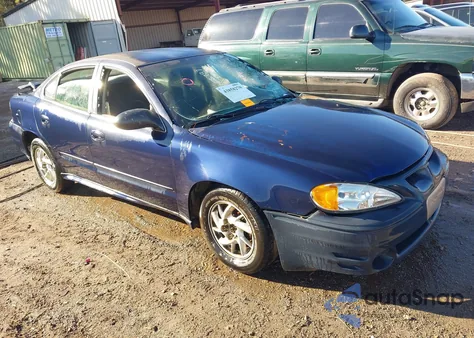 2004 Pontiac Grand Am Se from USA, damaged, VIN 1G2NE52F84M637873